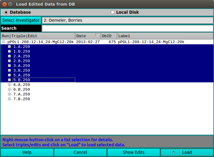 DataLoader Triples