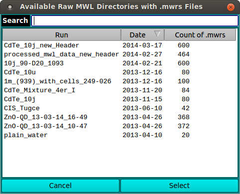 MWLR_Viewer Load Dialog