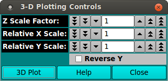 Viewer 3D Plot Control