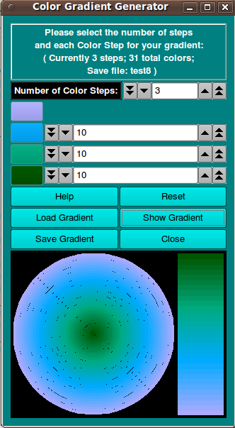 Color Gradient Window