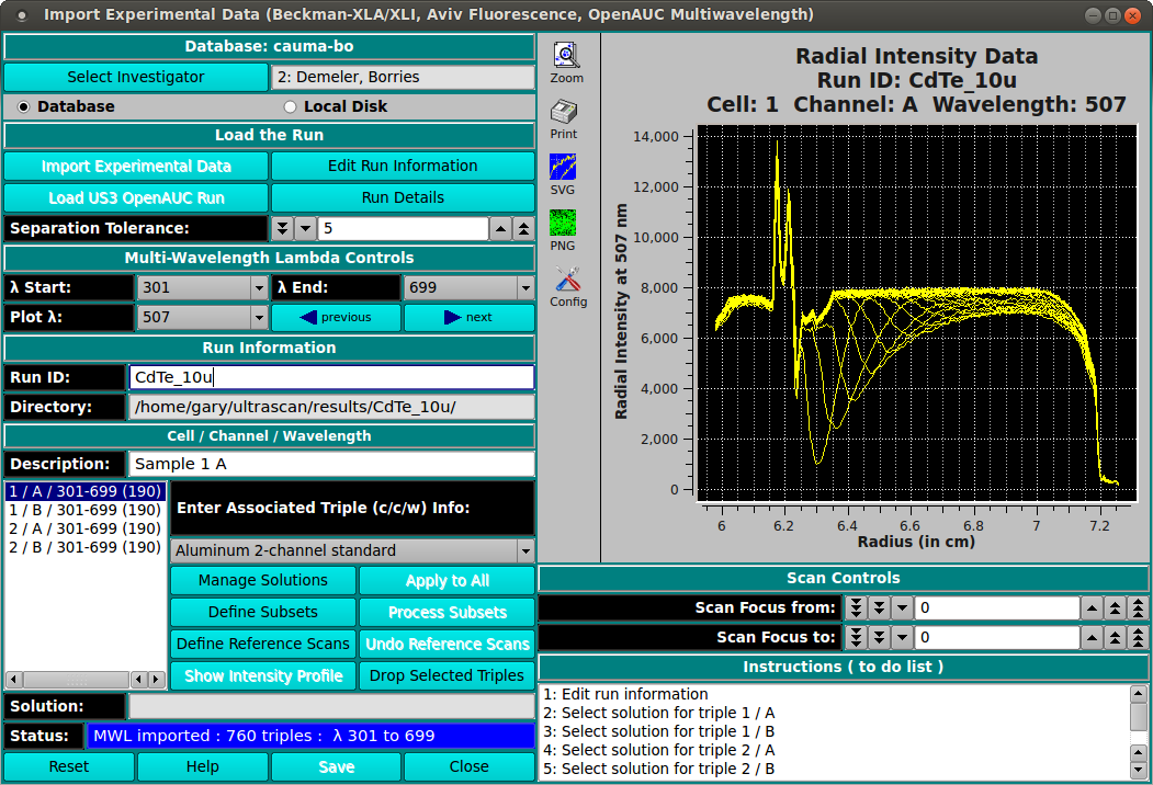 Convert MWL Data