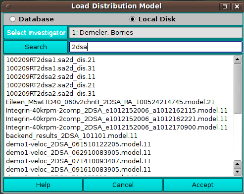 ModelLoader Dialog