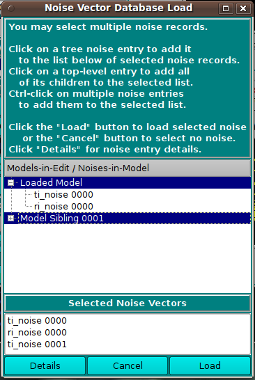 NoiseLoader Dialog