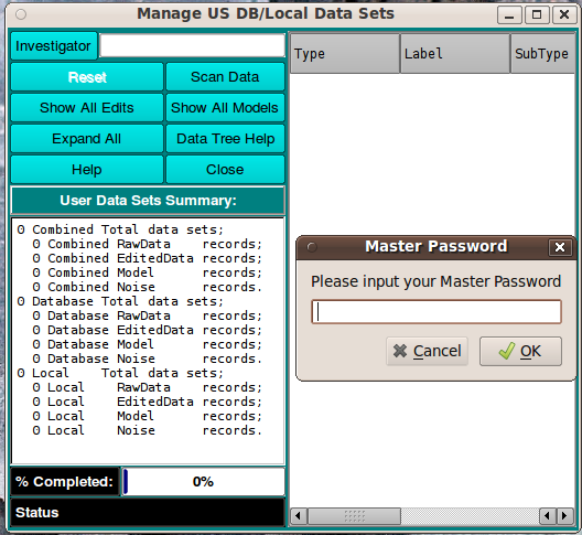 ManageData Password